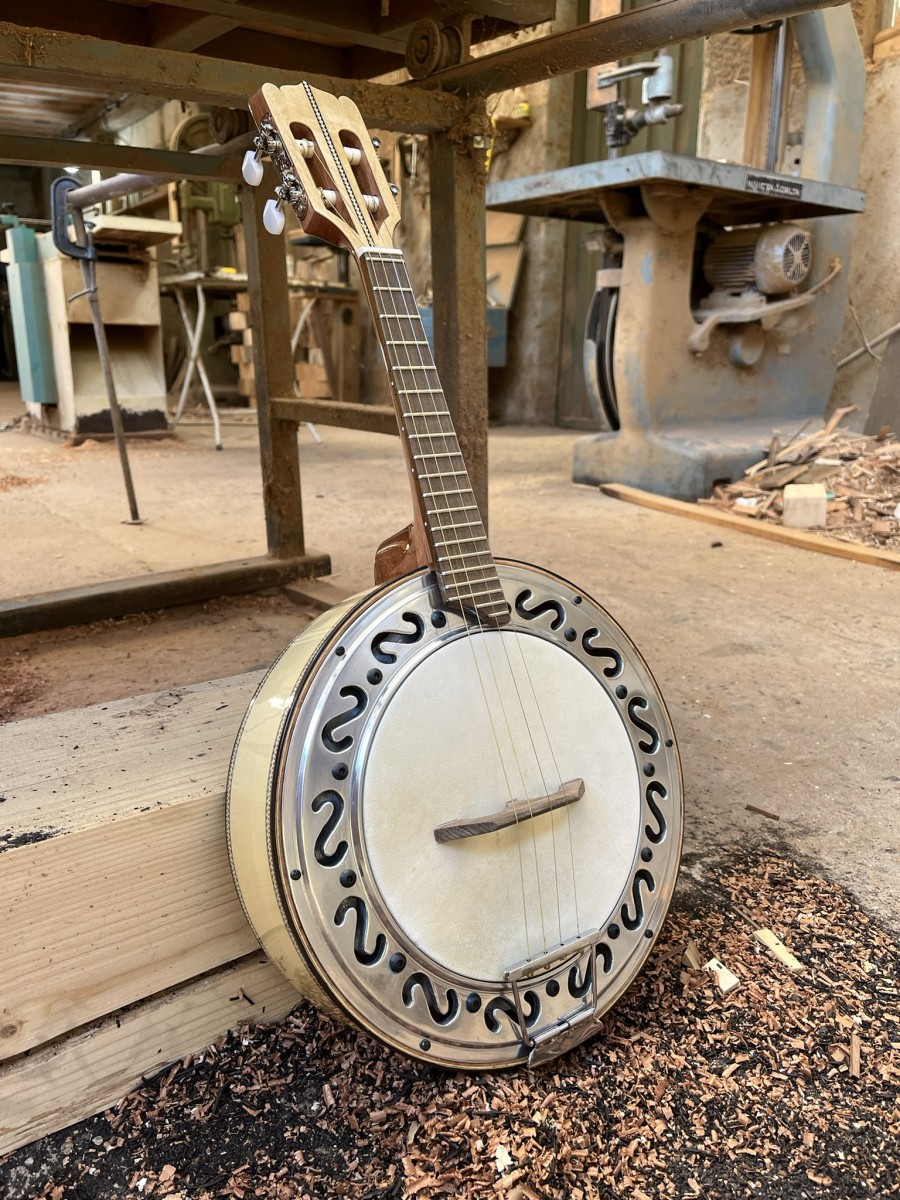 Banjo Modelo Natural Laminado de Marfim - feito sob encomenda, 4 meses