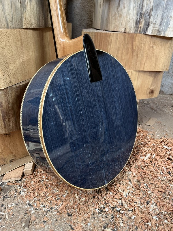Banjo Modelo Natural Laminado Azul - feito sob encomenda, 4 meses 