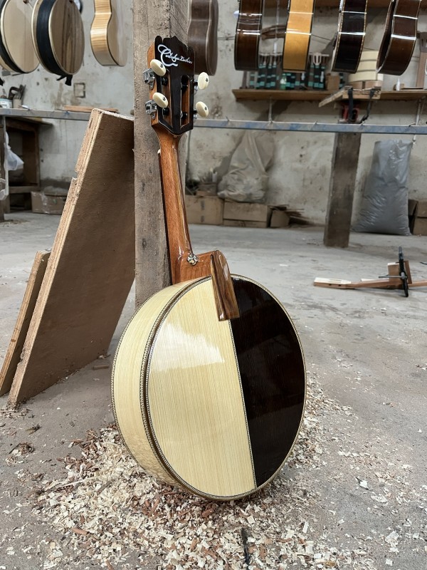 Banjo Modelo Natural Laminado de marfim/imbuia - feito sob encomenda, 4 meses