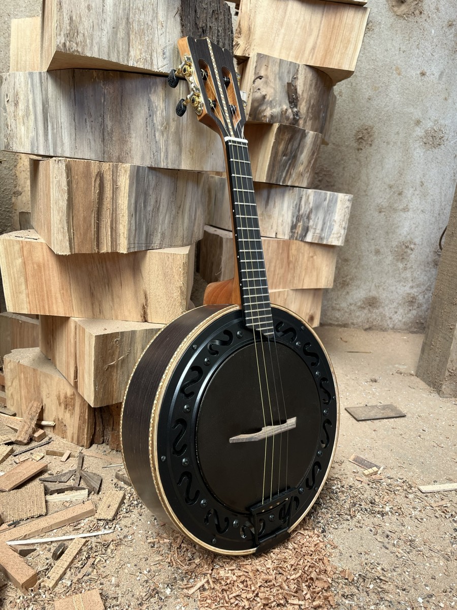 Banjo Modelo Natural Laminado Ébano - feito sob encomenda, 4 meses
