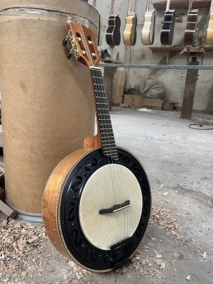 Banjo Modelo Premium de Cedro - feito sob encomenda, 4 meses